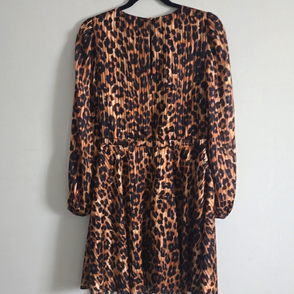 NWOT Milly Elma Burnout Leopard Mini Dress Size 4 - Picture 8 of 11